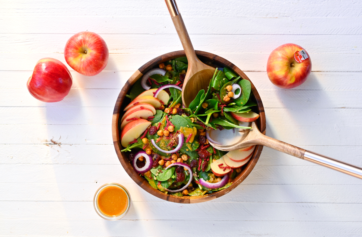 Autumn Glory Spinach Salad