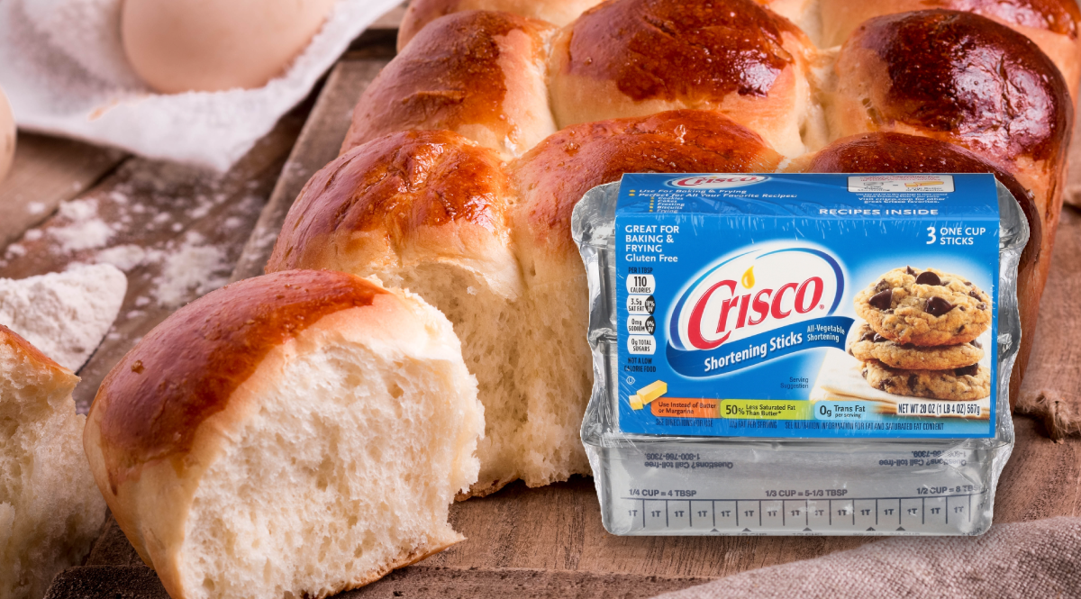 Crisco Shortening Sticks for dinner rolls.