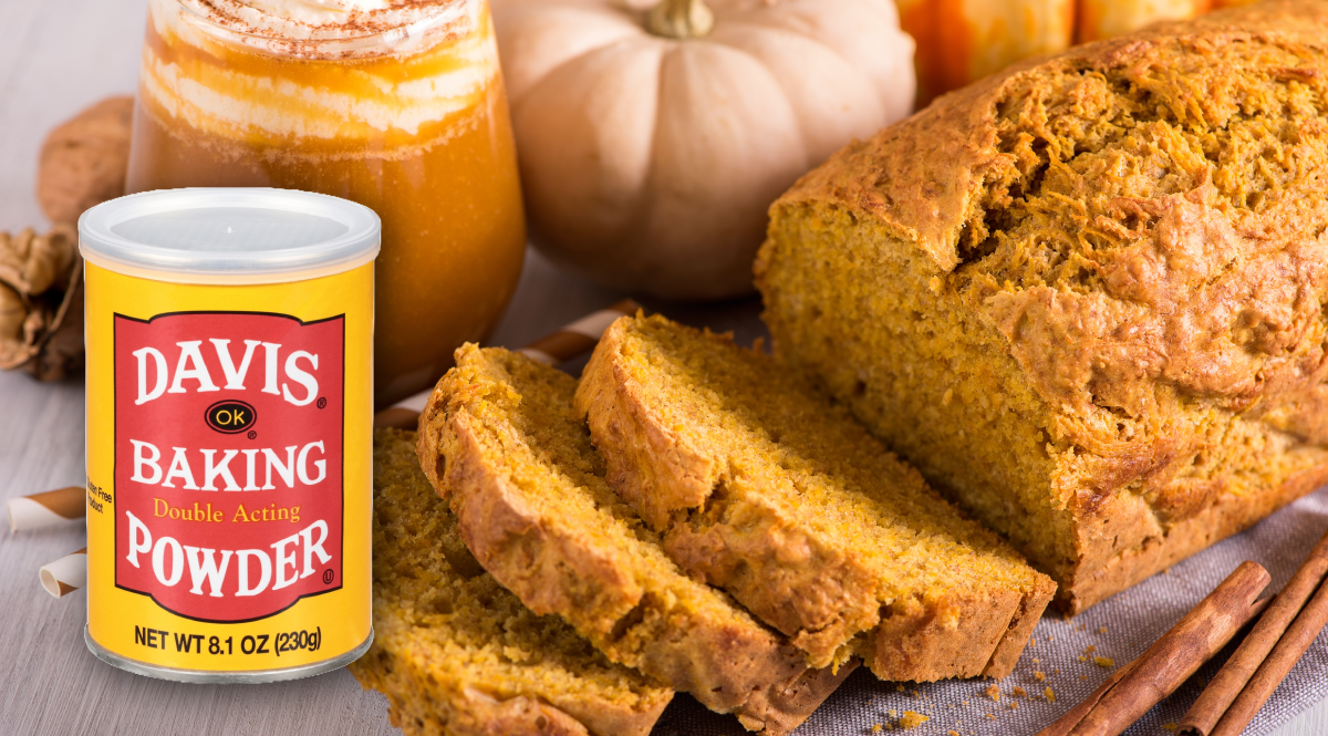 Davis Baking Powder Pumpkin Bread.