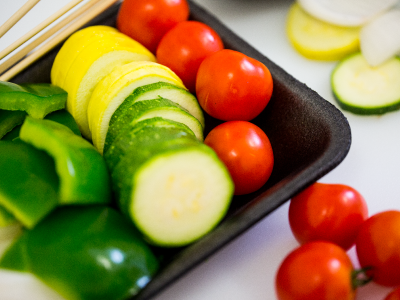 Fresh Cut Veggies for Grill