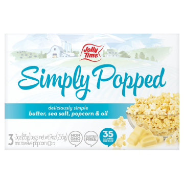 Simply Popped Popcorn.