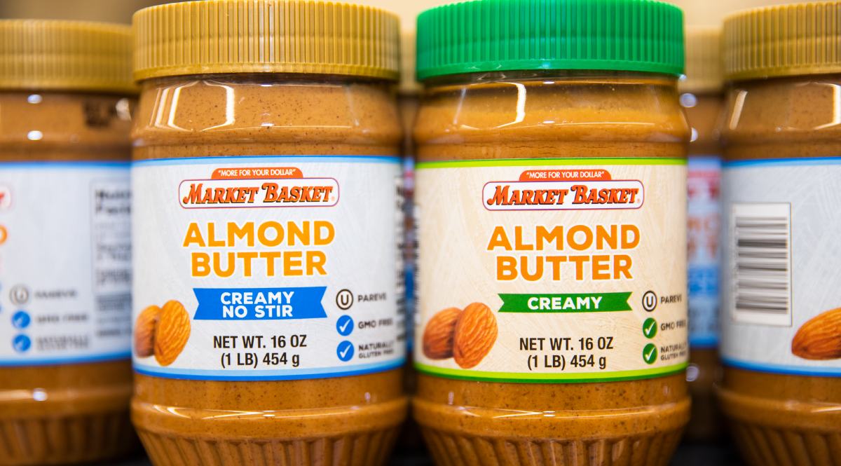 Market Basket Almond Butter Banner