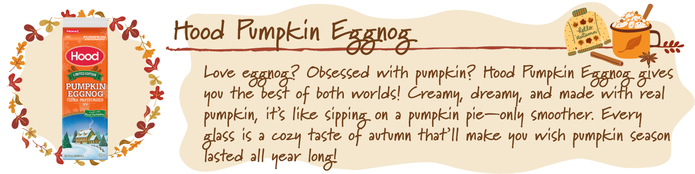 Hood Pumpkin Eggnog.