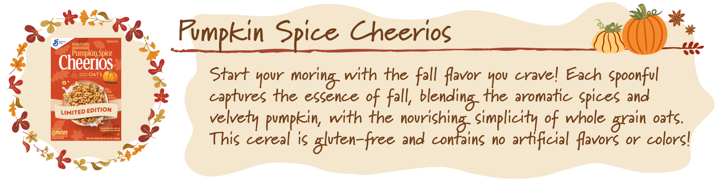 Pumpkin Spice Cheerios