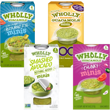 Wholly Guacamole Minis 4 Pack