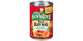 Chef Boyardee Canned Pasta