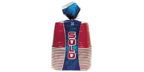 Solo Plastic Cups 28-40 Count (Red)