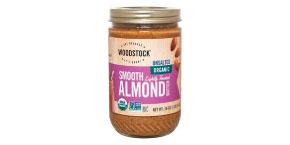 Woodstock Non-GMO Kosher Almond Butter Smooth Lightly Toasted -- 16 oz -  Vitacost