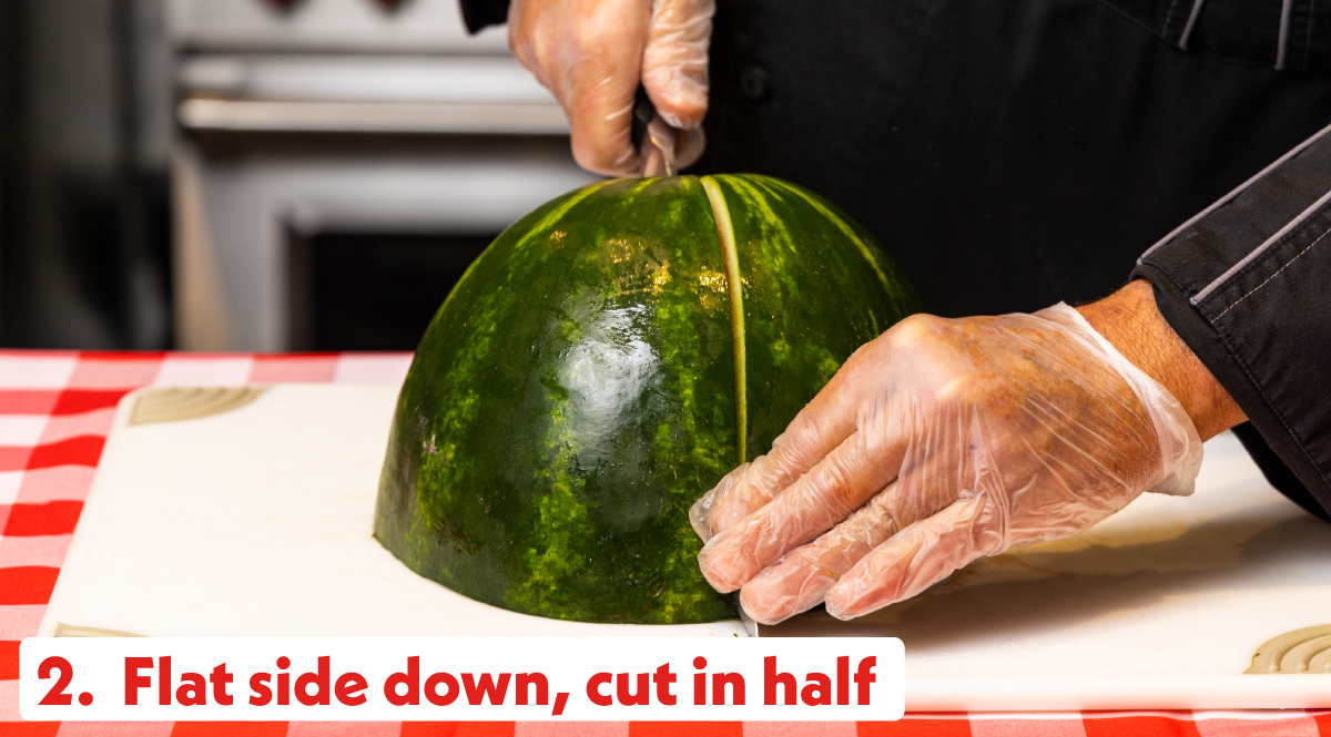 Slice a Watermelon Step 2